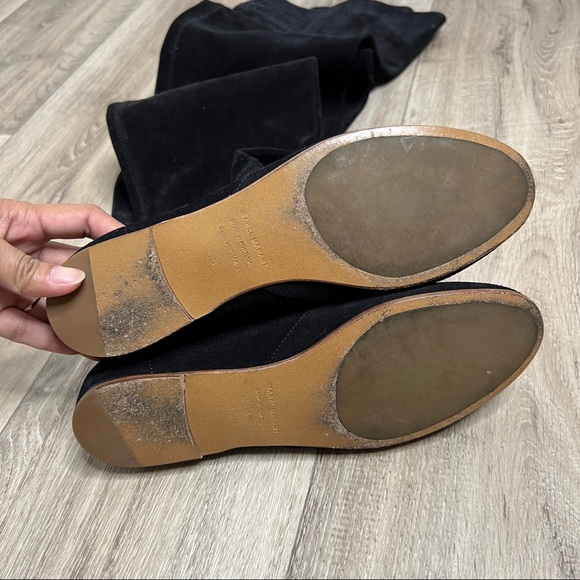 Isabel Marant ‘Dazzle’ Thigh High Boots Black Suede Size 38 - Picture 9 of 16